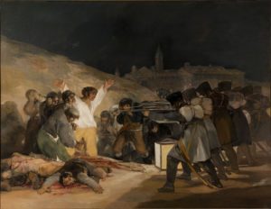 The "Fusilamientos del 3 de Mayo" of Francisco de Goya