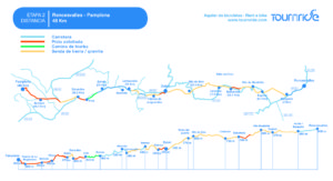 E2 Roncesvalles Pamplona | Bike Rental For The Camino De Santiago | Tournride