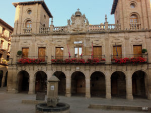 Plaza de los Fueros en Viana