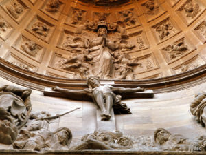 Renaissance dome on the tomb of César Borgia