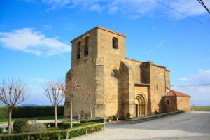 Church of San Andres in Zariquiegui on the way to Estella doing the French Way