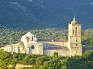 Monastery of Irache in the forest