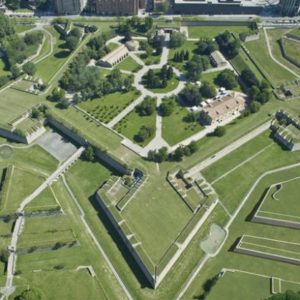 Vista de parte de la Ciudadela desde el aire