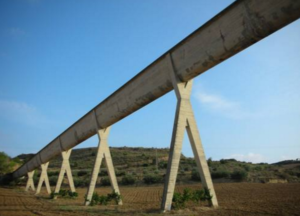 Viaduct Of Alloz On The Way From Pamplona To Estella