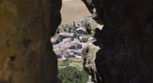 Vista de Villamayor de Monjardín desde el castillo