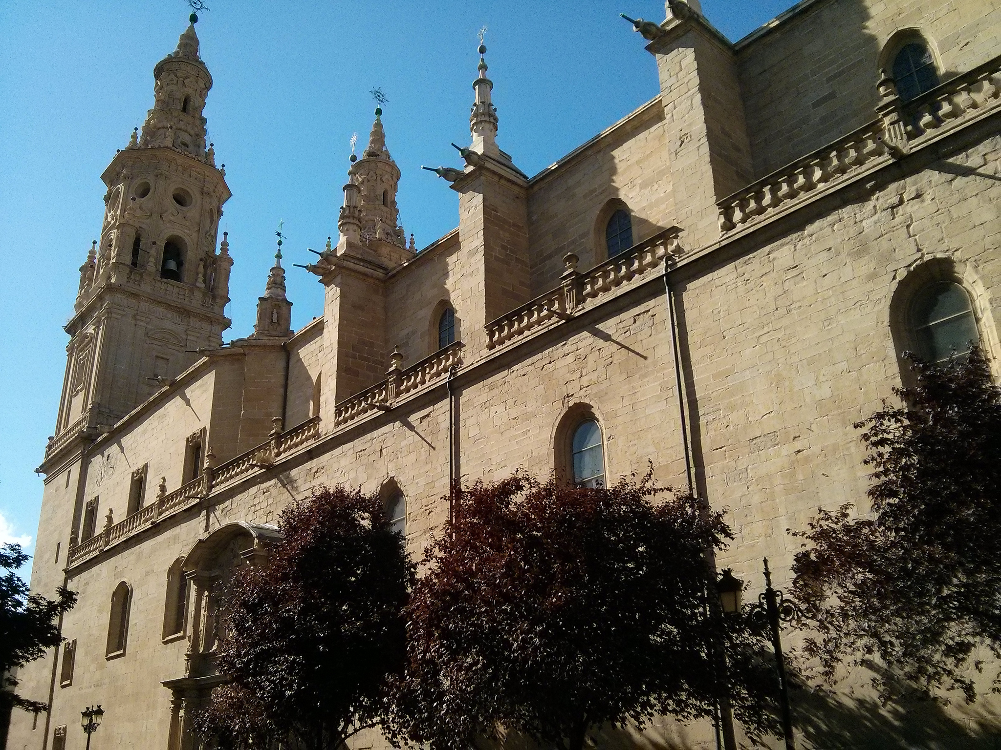 South facade of the Cathedral of Santa María la Redonda in Logroño