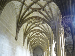 Cloister of the monastery of Santa Maria la Real in Nájera