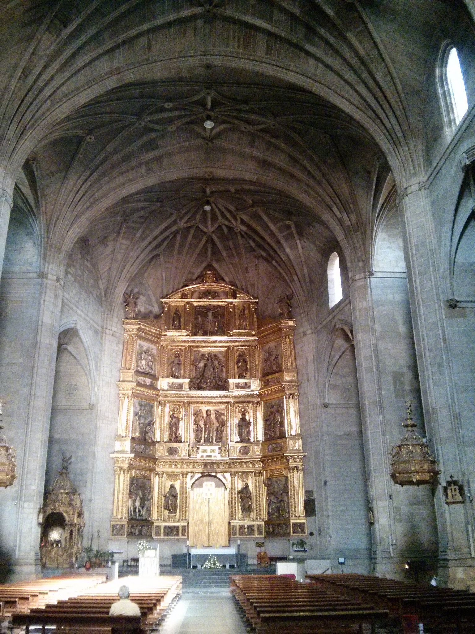 Interior of the Cathedral of Santa María la Redonda in Logroño