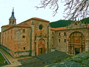 Imagen antigua del monasterio de Yuso