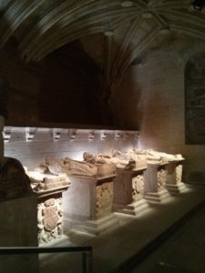 Pantheon in the monastery of Santa María la Real in Nájera