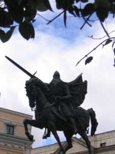 Estatua del Cid en Burgos