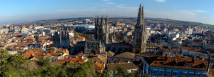 Overview of Burgos with the Cathedral in the background