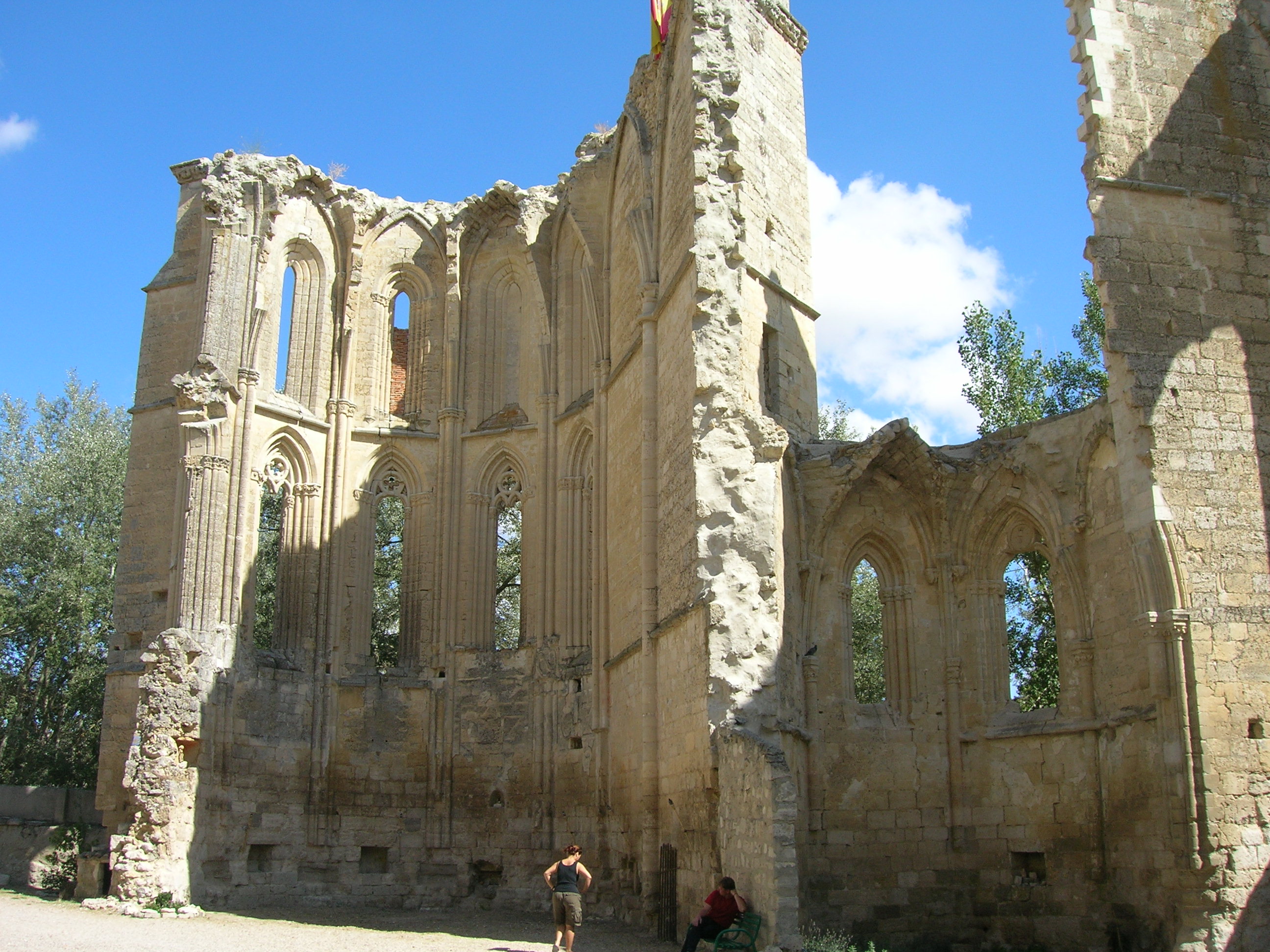 Convento de San Antón hecho de piedra en ruinas