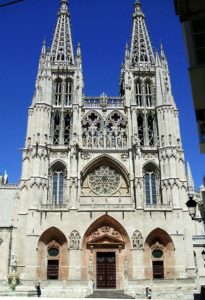 Main facade of the Burgos’s cathedral