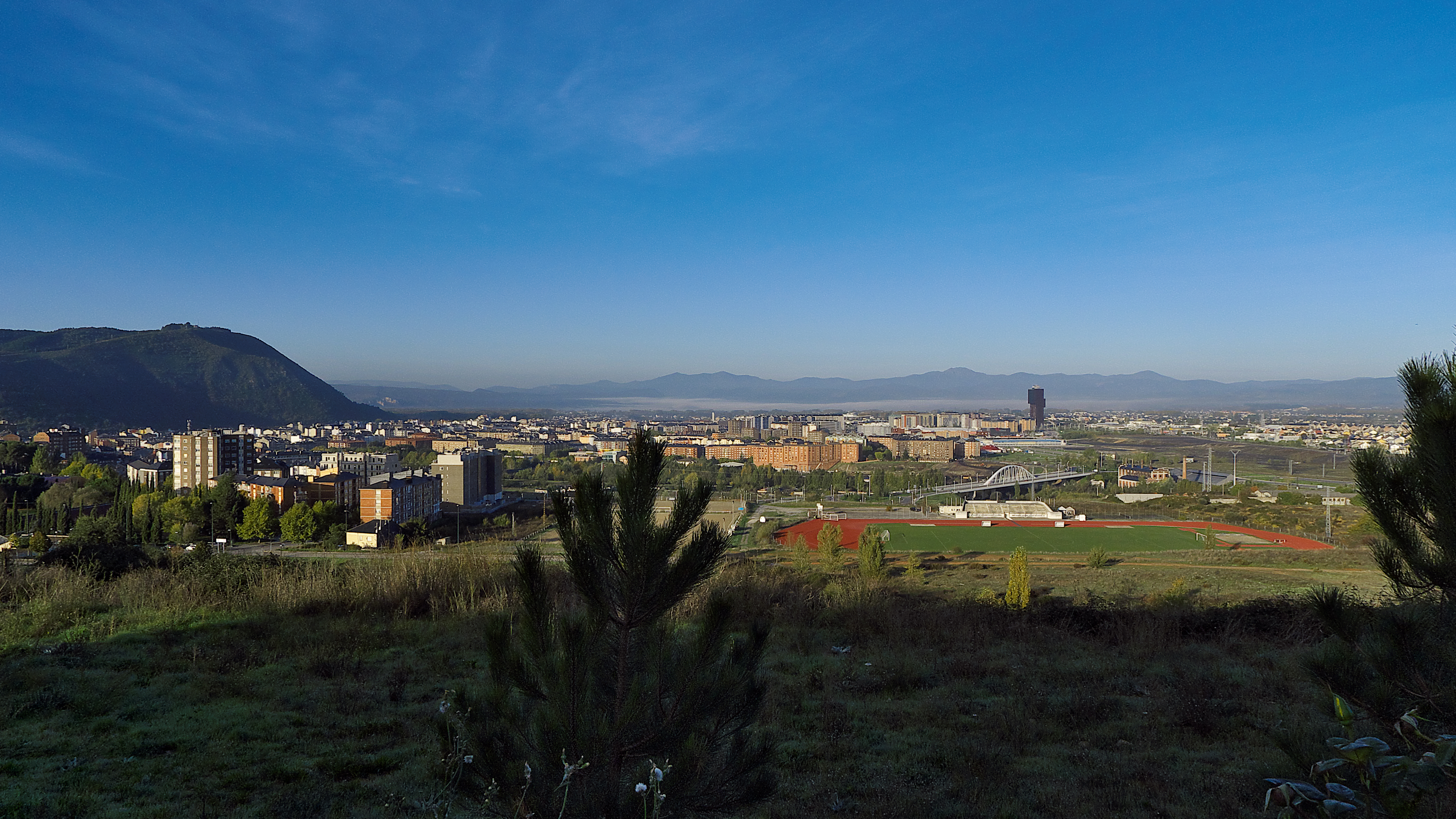 Panoramic view of Ponferrada