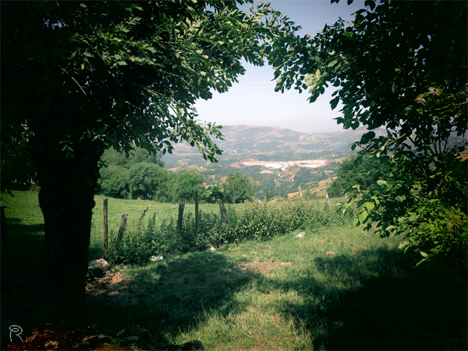 Mountains views of Triacastela